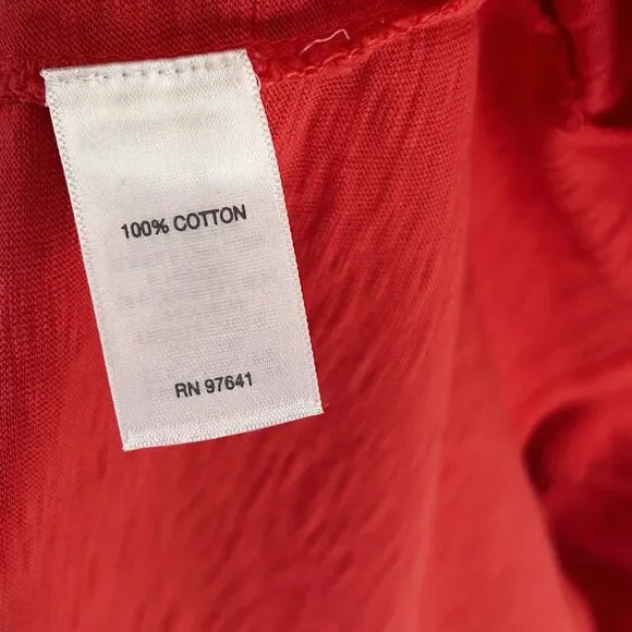 J.Jill Knit V-Neck Dress Size LP Large Petite Pockets 100% Cotton Short Sleeve - Picture 8 of 10